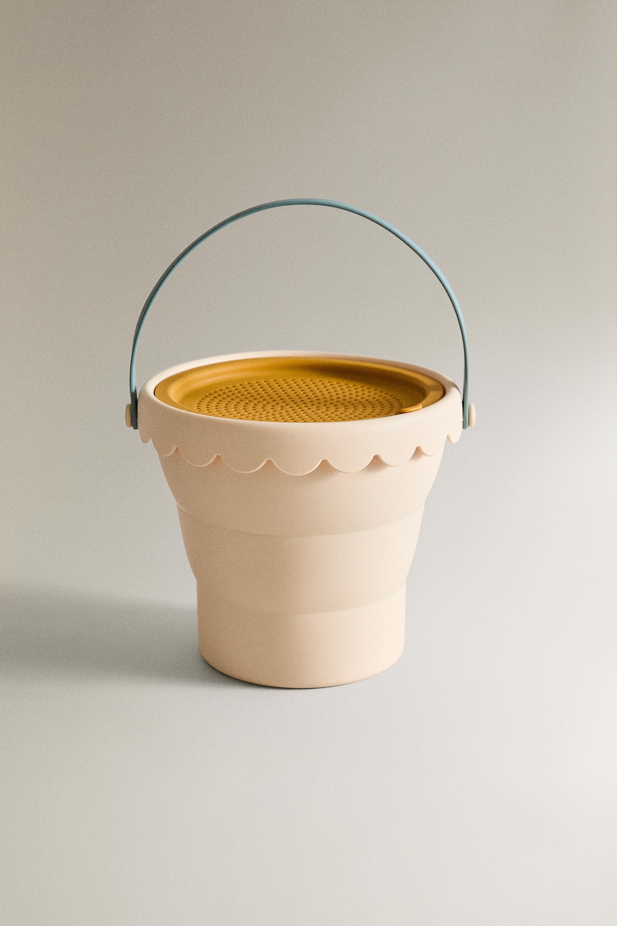 KIDS' SILICONE BEACH BUCKET TOY